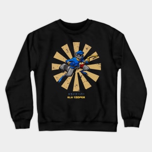 Sly Cooper Retro Japanese Crewneck Sweatshirt